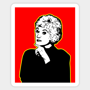 Bea Arthur | Golden Girl | Pop Art Sticker